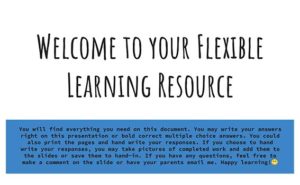 Flexible Learning