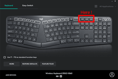 Logitech（logicool, ロジクール）キーボード/マウス/トラックボールに複数のデバイスをペアリング