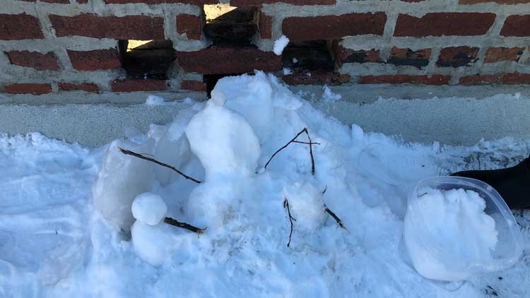 雪だるまのために